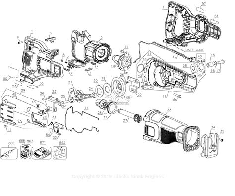 dewalt reciprocating saw parts|dewalt reciprocating saw parts diagram.